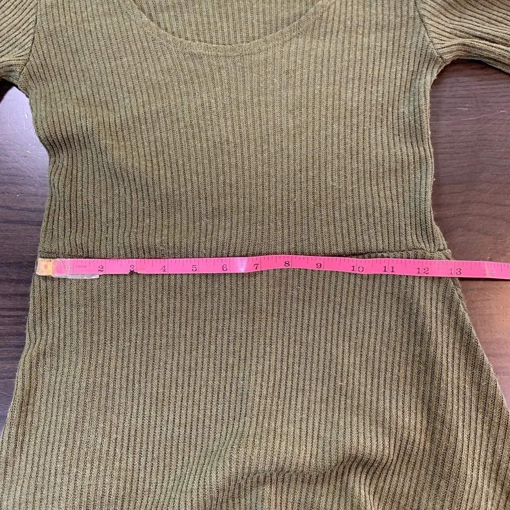 Angie Ribbed Knit Long Sleeve Dress Size Small Punk Grunge‎ Skater Alternative